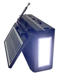 KTF-1653 Solar Charging Wireless Portable AM FM SW 3 Band Bt Radio Speaker Rechargeable Multi-function Audio Mp3 Player TF Usb - Img 2