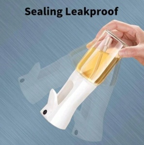 Pulverizator Profesional din sticla pentru Ulei, Otet sau alte lichide, Reincarcabile, Multifunctionale, Capacitatea 230 ml Material Sticla si PVC - Img 2