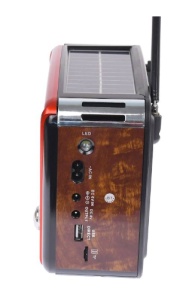 Radio cu Bluetooth panou solar, Radio MP3, Bluetooth, Baterie reincarcabila, Laterna, Usb - Img 4