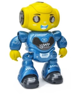 Robot inteligent pentru copii, telecomanda, interactiv, multiple miscari, danseaza, lumini led - Img 4