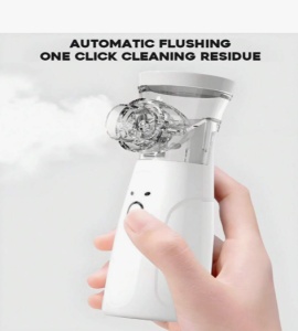Aparat aerosoli, nebulizator, portabil, ultrasonic, tehnologie Mesh, cu accesorii - Img 3