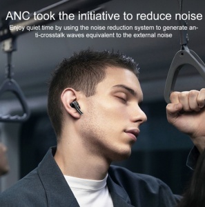 Casti Wireless Touch Screen A9 Pro ANC + ENC, Bluetooth 5.4, Reducere Zgomot, Alb - Img 4