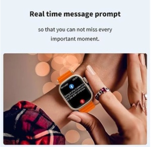 Ceas smartwatch cu cartela SIM specifica, Monitorizare Ritm cardiac, somn si tensiune arteriala, Portocaliu, Negru, Albastru, Gri - Img 3