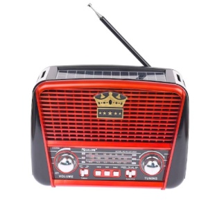 Radio cu Bluetooth panou solar, Radio MP3, Bluetooth, Baterie reincarcabila, Laterna, Usb - Img 5