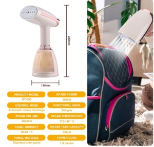 Aparat de calcat cu aburi vertical, Tamale KY-003, 1500W, Rezervor detasabil 280 ml - Img 6