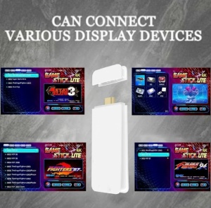 Consola Retro Planet 4K Game Stick, 64GB, 30.000 Jocuri, Alb - Img 5