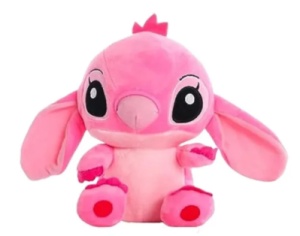 Jucarie din plus Stitch Catoons adorabila, pentru copii peste 3 ani, dimensiune 21cm, culoare roz Cadoul perfect pentru micii iubitori de personaje animate