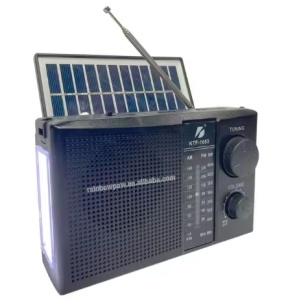 KTF-1653 Solar Charging Wireless Portable AM FM SW 3 Band Bt Radio Speaker Rechargeable Multi-function Audio Mp3 Player TF Usb - Img 4
