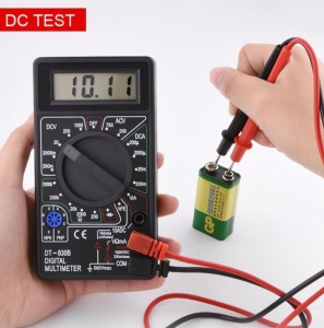 Multimetru digital profesional, cu 2 cabluri de testare incluse - Img 2