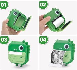 Set 5 Role Hartie de Imprimanta, CLEAR PREMIUM, Pentru Aparate Foto cu Printare Instant Pentru Copii - Img 4