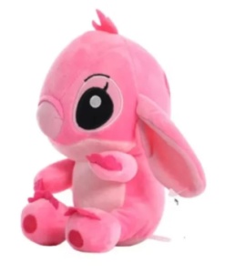 Jucarie din plus Stitch Catoons adorabila, pentru copii peste 3 ani, dimensiune 21cm, culoare roz Cadoul perfect pentru micii iubitori de personaje animate - Img 2