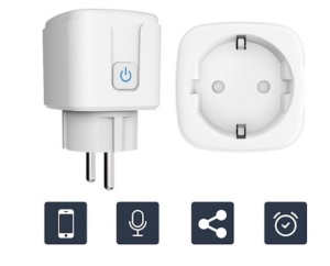 Priza inteligenta WiFi,16 Ah, Monitorizare consum energie, conectare Alexa si Google Assistant, Alb - Img 3