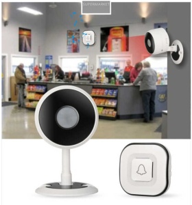 Sonerie cu senzor fara fir/ wifi /Detector de miscare cu infrarosu / Sistem de alerta de securitate