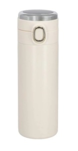 Termos cu afisaj de temperatura, Otel inoxidabil, 500 ml, Crem - Img 6