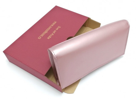 Kožni ženski novčanik Pariz Baby Pink