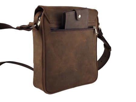 Velika Leather svetlo braon brušena kožna torba - Img 7