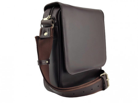 Velika Leather tamno braon kožna torba