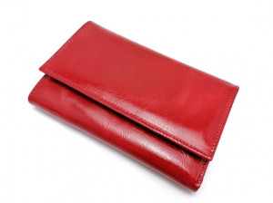 Ženski kožni novčanik Elegant crveni