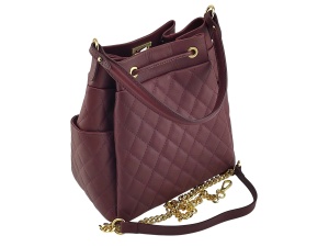 Bordo elegantna ženska kožna torba Venecia - Img 2