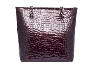 Elegantna velika bordo torba od kože Lara - Img 3