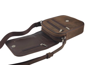 Kožna torba Leather braon brušena - Img 2