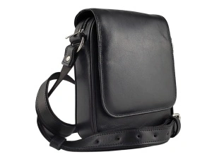 Kožna torba Leather crna