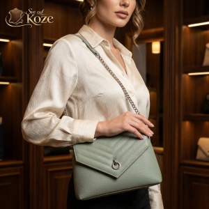 Mint elegantna ženska kožna torba Bella
