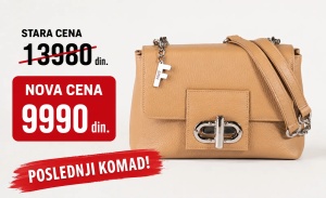 Ženska kožna torba Trendy kamel