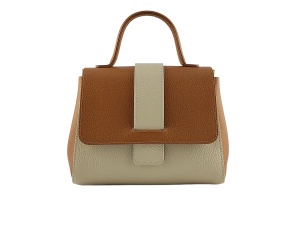 Ženska kožna torbica „City Chic” – camel bež - Img 2