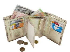 Ženski novčanik od prirodne kože Gracia bež zmija - Img 6