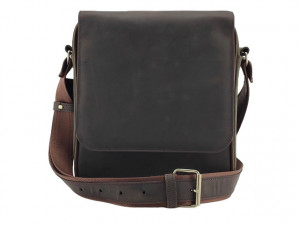 Velika Leather braon brušena kožna torba - Img 2
