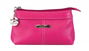 Ženski kožni neseser Travel pink