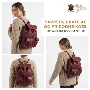 Bordo ženski kožni ranac Vibe - Img 2