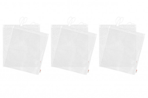 Set 6 saculeti reutilizabili pentru legume/fructe, 30x35 cm