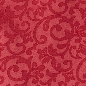 Față de masă dreptunghiulară Imperial Damask — bordeaux cu model floral baroc - Img 2