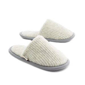 Papuci de casă Lara, lână merinos 100%, unisex, antiderapant