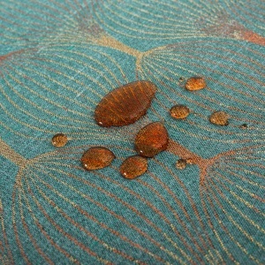 Față de masă teflonată Copper Wave detaliu picaturi