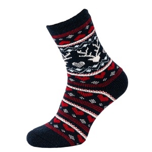 Sosete_lana_alpaca_Nordic_bleumarin