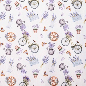 Față de masă dreptunghiulară teflonată Lavanda — model floral - Img 2