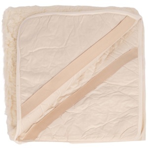Protectie saltea din lana merinos, Extreme, natur, elastic