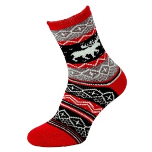 Sosete_lana_alpaca_craciun_ren