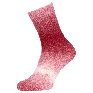 Sosete lana merino, multicolor, visiniu