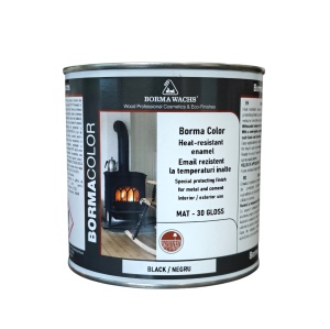 BORMA COLOR - Vopsea pentru metal si ciment rezistenta la temperaturi inalte 750 ml