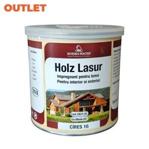 Holz Lasur Impregnant colorat pentru lemn 750ml OUTLET