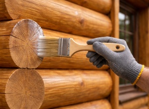 LOG SEALER Etansant special pentru busteni, grinzi si placi de lemn - Img 2