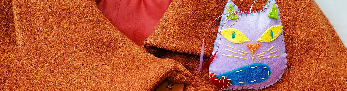 Martisoare handmade: cum faci un martisor brosa din fetru?
