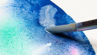 Tutorial pictura cu cerneala acrilica Akademie de la Schmincke