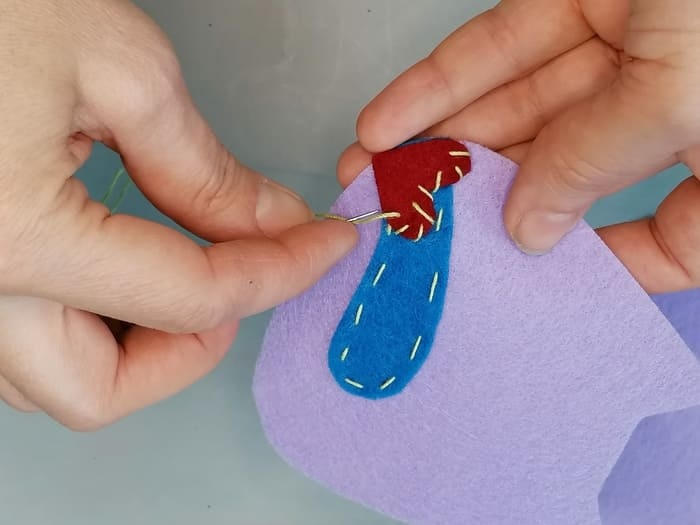 broderie martisor fetru