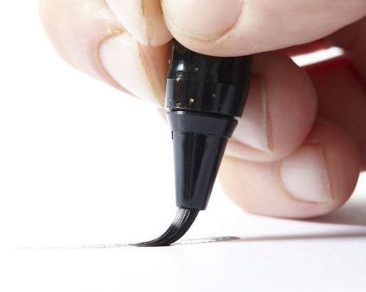 brushpen Copic lettering si caligrafie