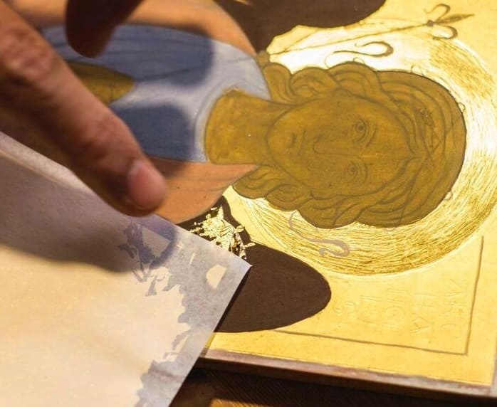 foita de aur pictura icoane